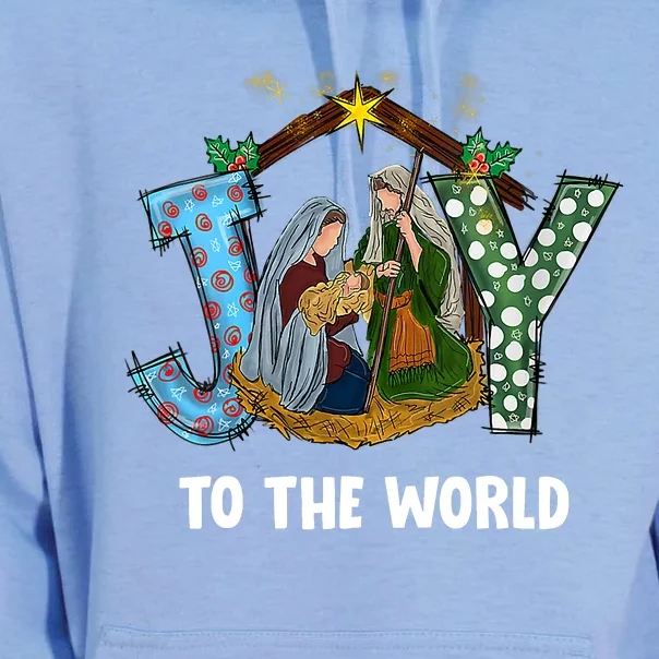 Christmas Joy To The World Baby Jesus Religious Christian Unisex Surf Hoodie