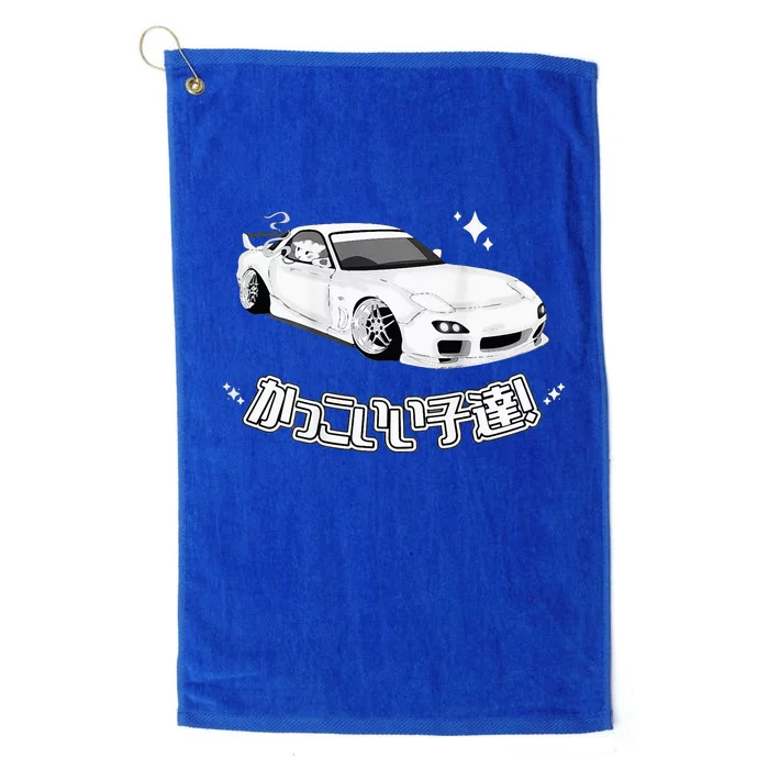 Cool Jdm Tokyo Stance Drift Import Car Platinum Collection Golf Towel