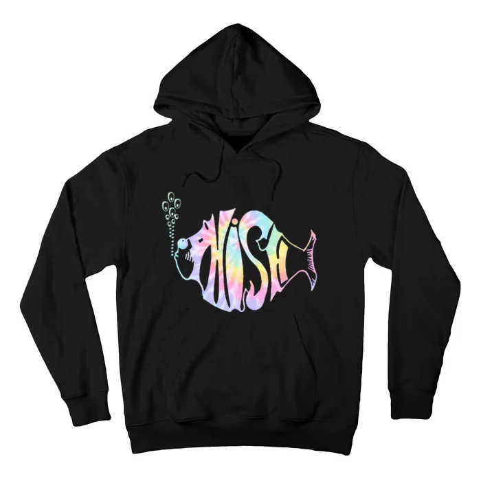 Colorful Jam Tie Dye For Fisherman Fish Graphic Hoodie