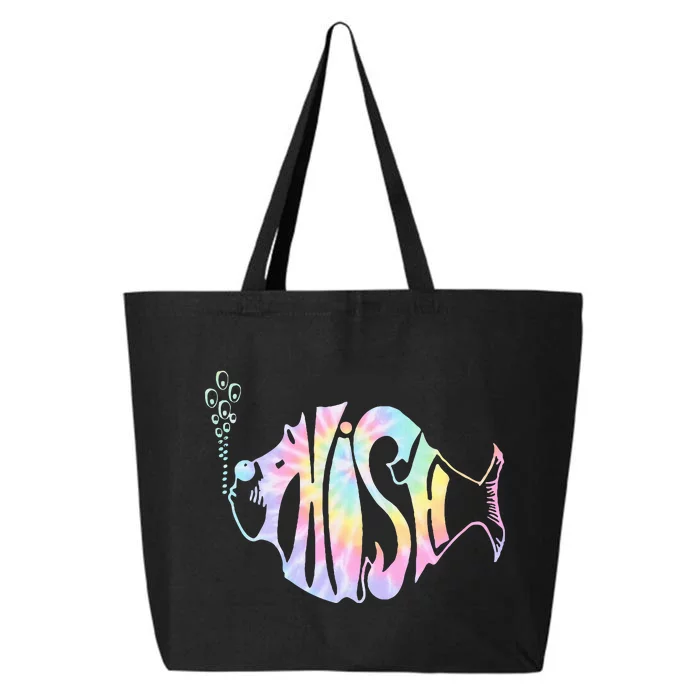 Colorful Jam Tie Dye For Fisherman Fish Graphic 25L Jumbo Tote