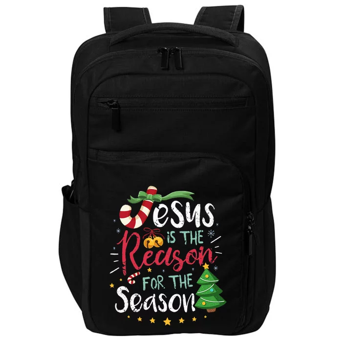 Christian Jesus The Reason Christmas Stocking Stuffer Gift Impact Tech Backpack