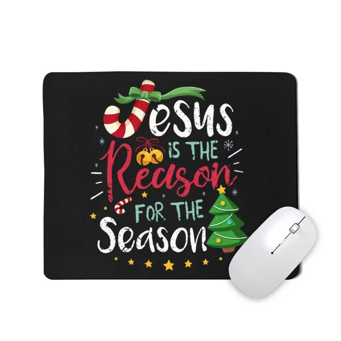 Christian Jesus The Reason Christmas Stocking Stuffer Gift Mousepad