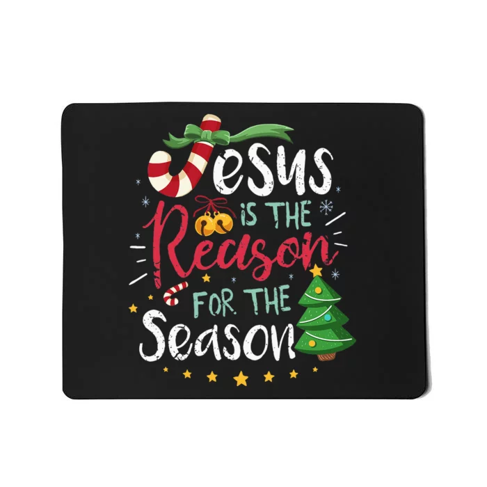 Christian Jesus The Reason Christmas Stocking Stuffer Gift Mousepad