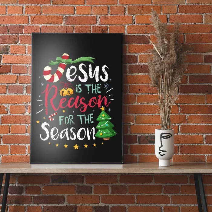 Christian Jesus The Reason Christmas Stocking Stuffer Gift Poster