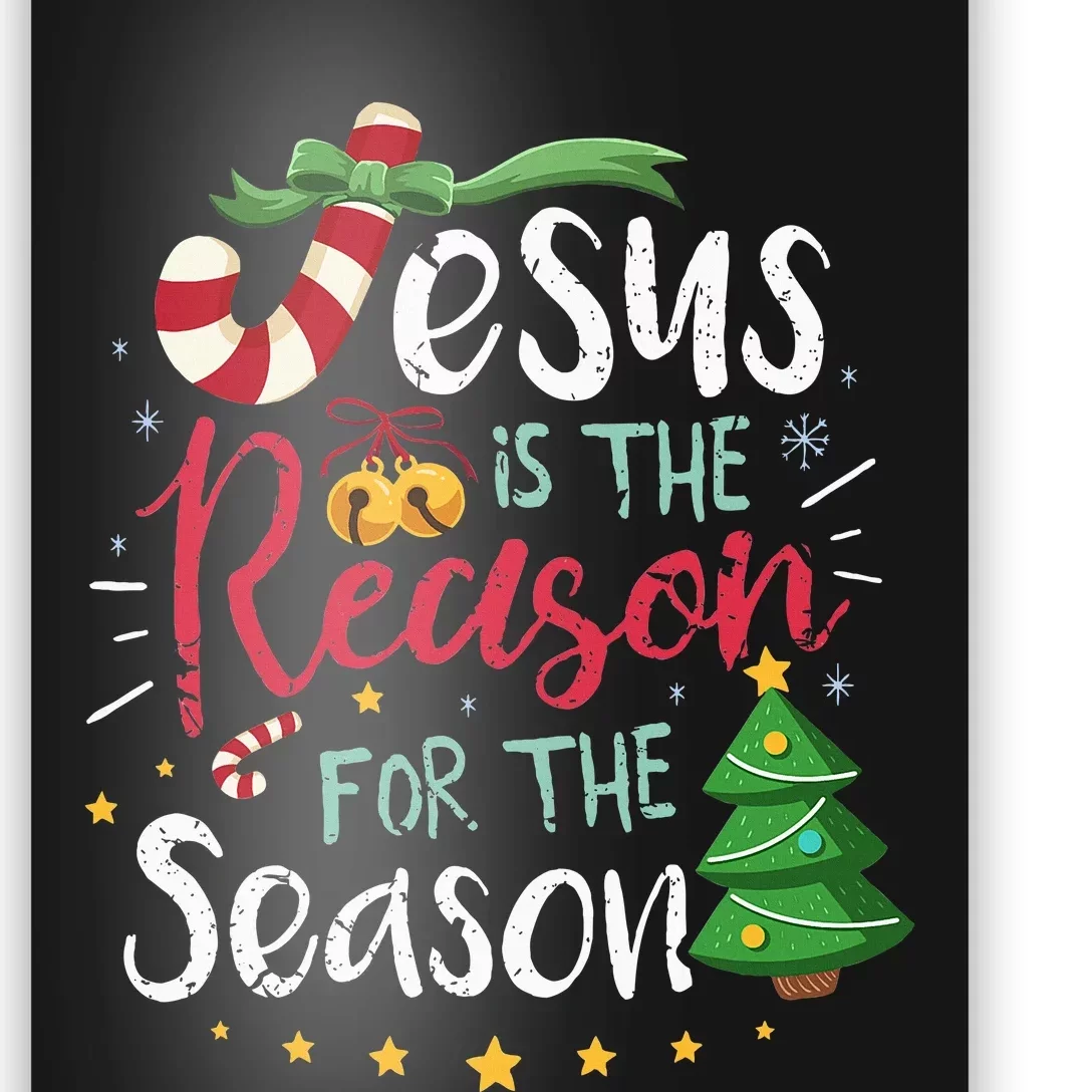 Christian Jesus The Reason Christmas Stocking Stuffer Gift Poster