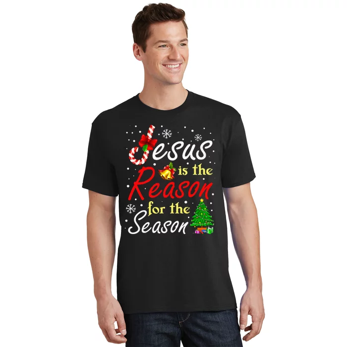 Christian Jesus The Reason Christmas Stocking Stuffer Gifts T-Shirt