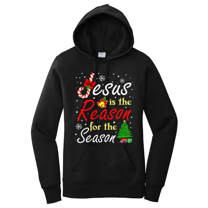 Christian Jesus The Reason Christmas Stocking Stuffer Gifts Women's Pullover Hoodie