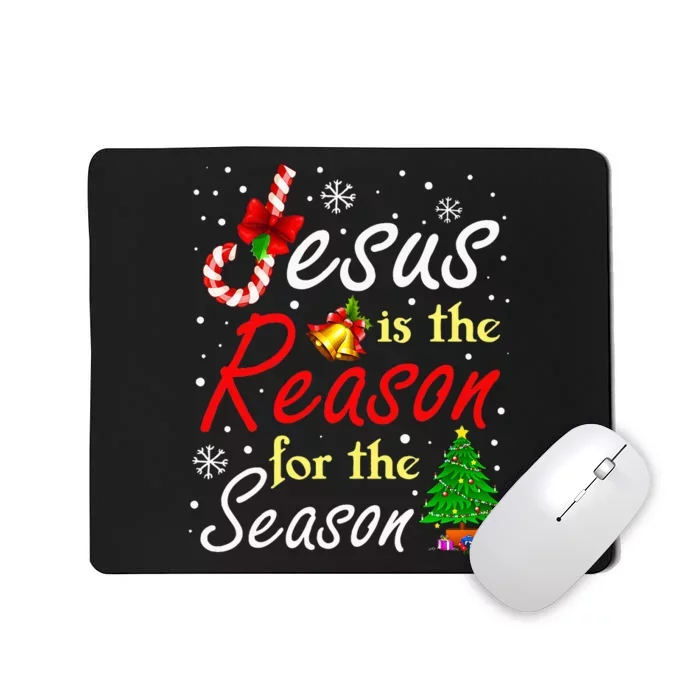 Christian Jesus The Reason Christmas Stocking Stuffer Gifts Mousepad