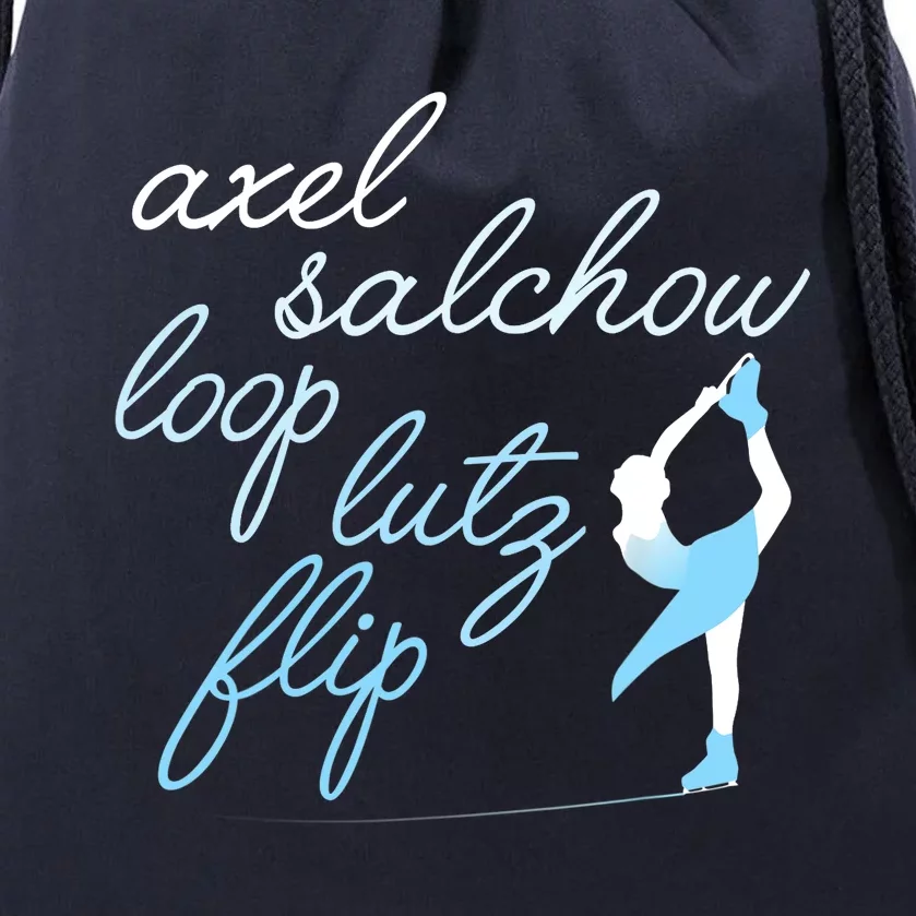 Cute Jump Terms & Skater On Ice Gift Drawstring Bag