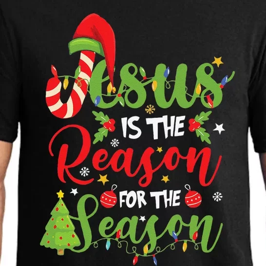 Christian Jesus The Reason Christmas Stocking Stuffer Gifts Pajama Set