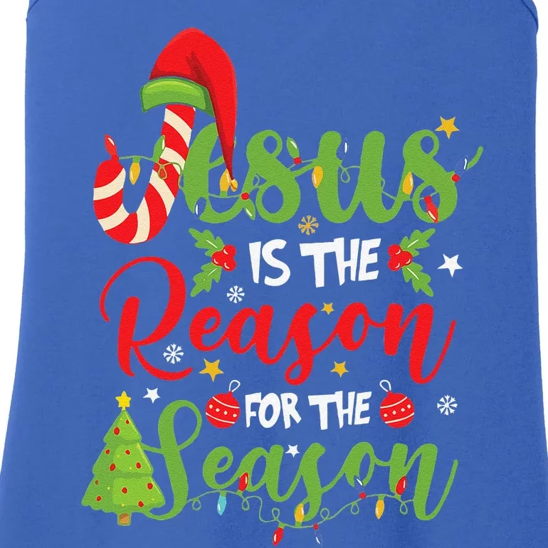 Christian Jesus The Reason Christmas Stocking Stuffer Gifts Ladies Essential Tank