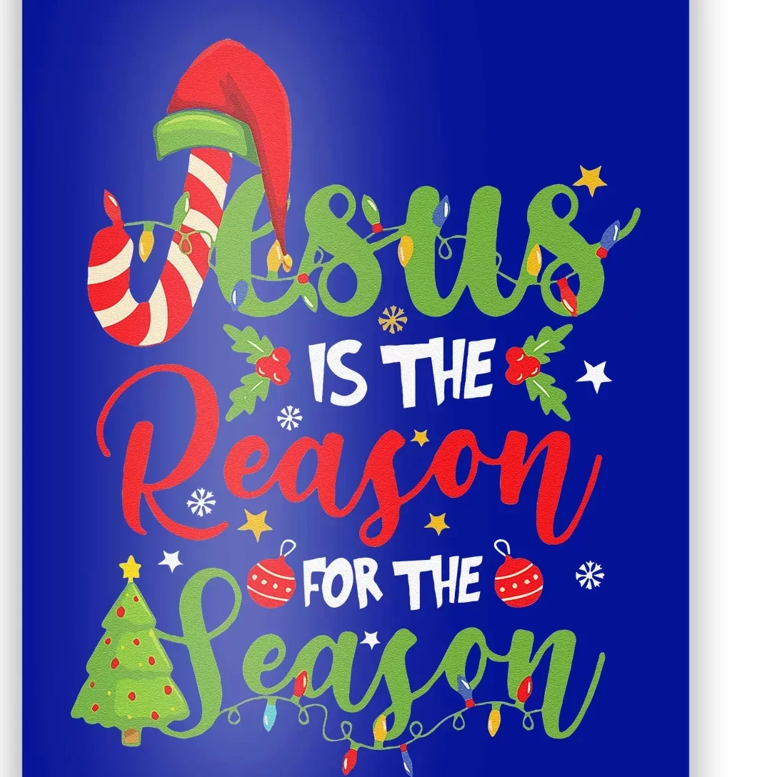 Christian Jesus The Reason Christmas Stocking Stuffer Gifts Poster