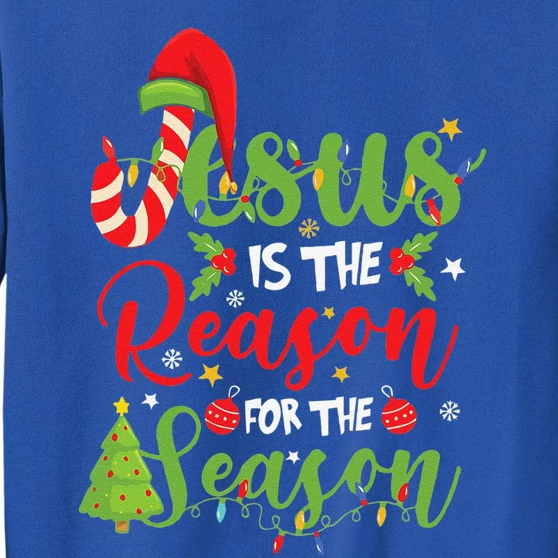 Christian Jesus The Reason Christmas Stocking Stuffer Gifts Tall Sweatshirt