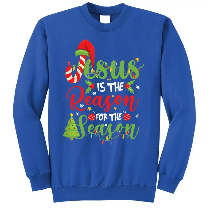 Christian Jesus The Reason Christmas Stocking Stuffer Gifts Tall Sweatshirt