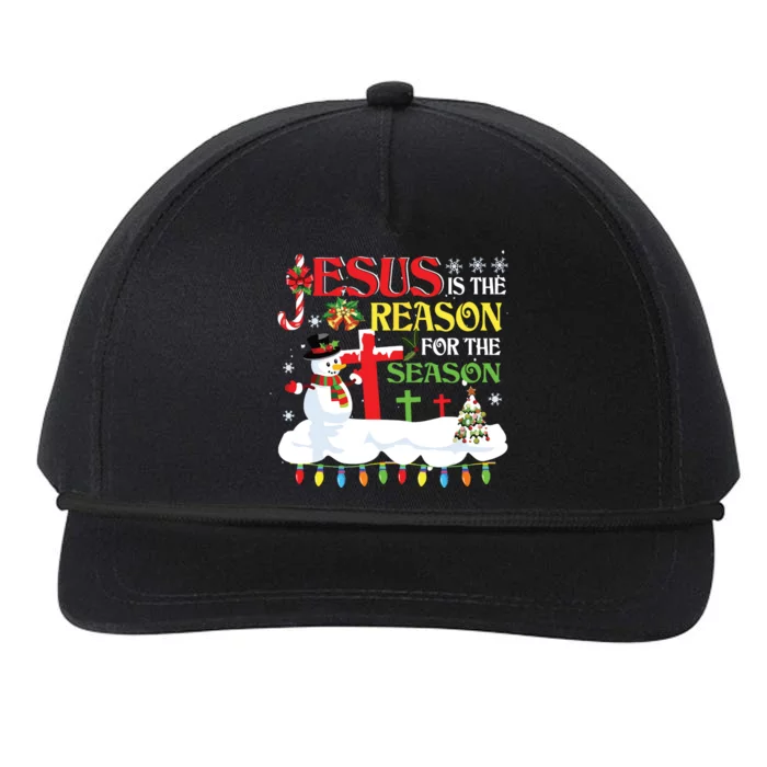 Christian Jesus The Reason Christmas Stocking Stuffer Gifts Snapback Five-Panel Rope Hat