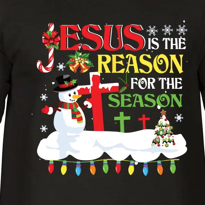 Christian Jesus The Reason Christmas Stocking Stuffer Gifts Comfort Colors T-Shirt