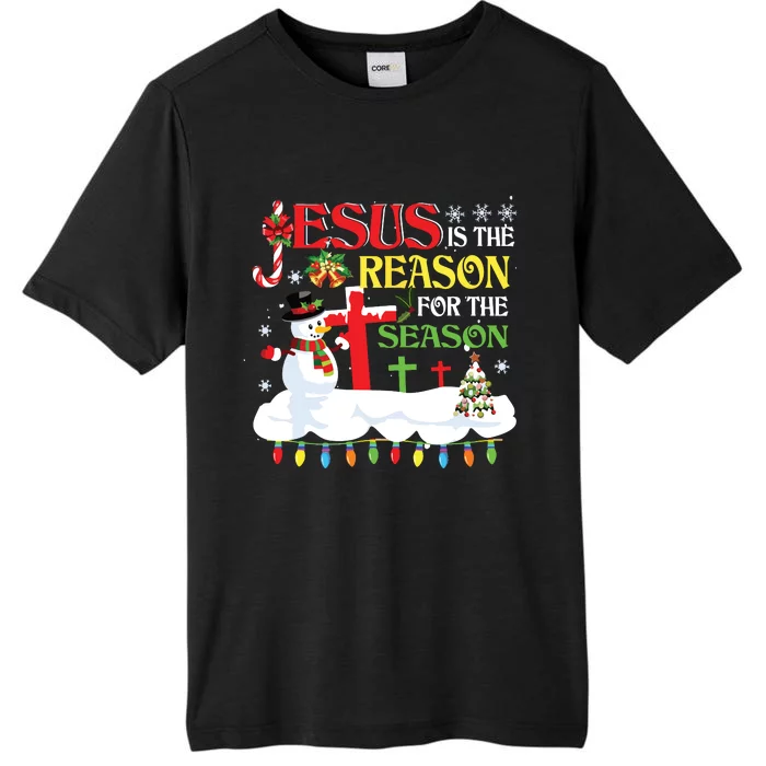 Christian Jesus The Reason Christmas Stocking Stuffer Gifts ChromaSoft Performance T-Shirt