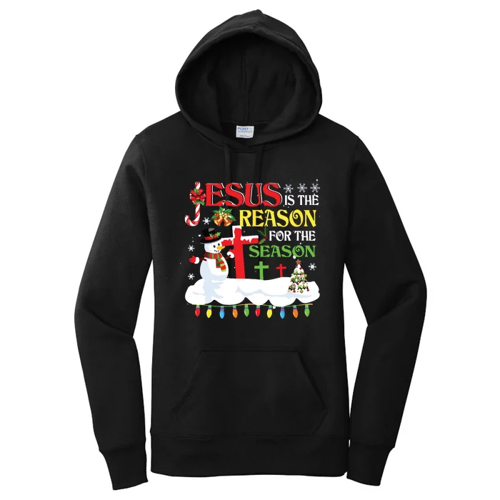 Christian Jesus The Reason Christmas Stocking Stuffer Gifts Women's Pullover Hoodie