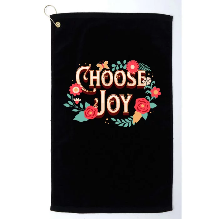 Choose Joy Vote Kamala Harris Platinum Collection Golf Towel