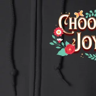 Choose Joy Vote Kamala Harris Full Zip Hoodie