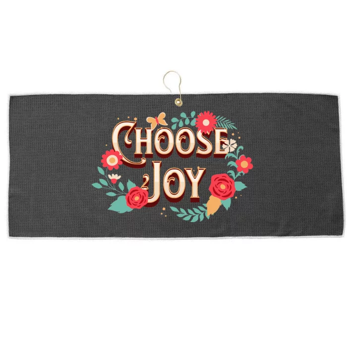 Choose Joy Vote Kamala Harris Large Microfiber Waffle Golf Towel