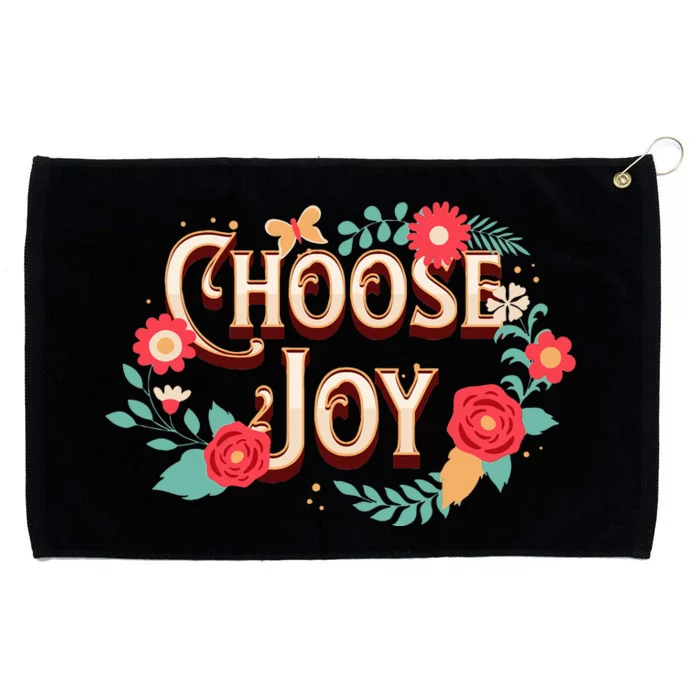 Choose Joy Vote Kamala Harris Grommeted Golf Towel