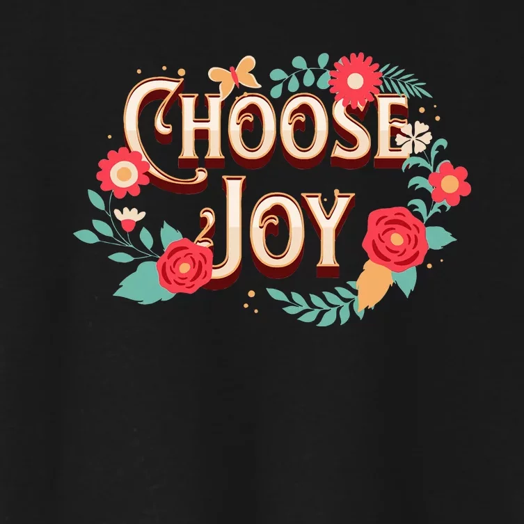 Choose Joy Vote Kamala Harris Women's Crop Top Tee