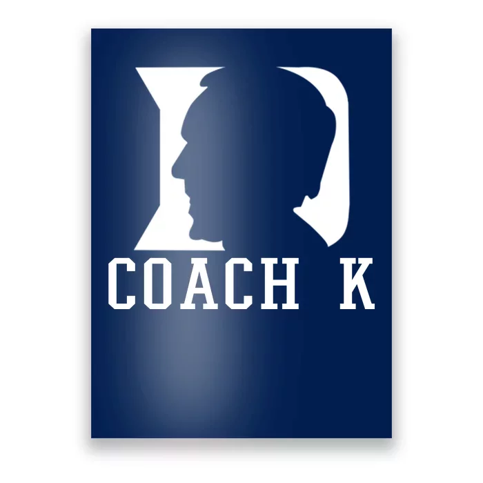 Coach K 1k Wins Basketball Poster