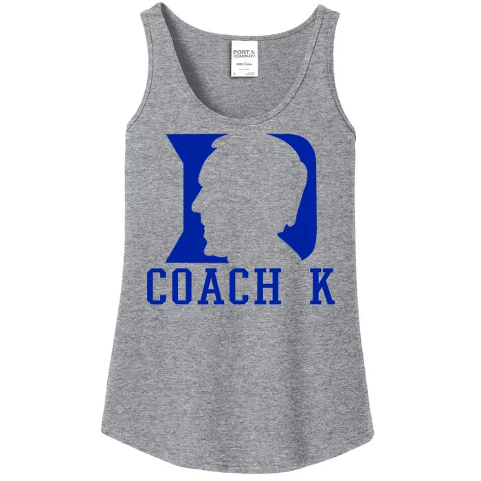 Coach K 1k Wins Basketball Ladies Essential Tank