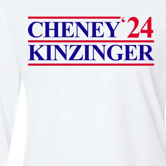 Cheney Kinzinger 2024 Election Womens Cotton Relaxed Long Sleeve T-Shirt