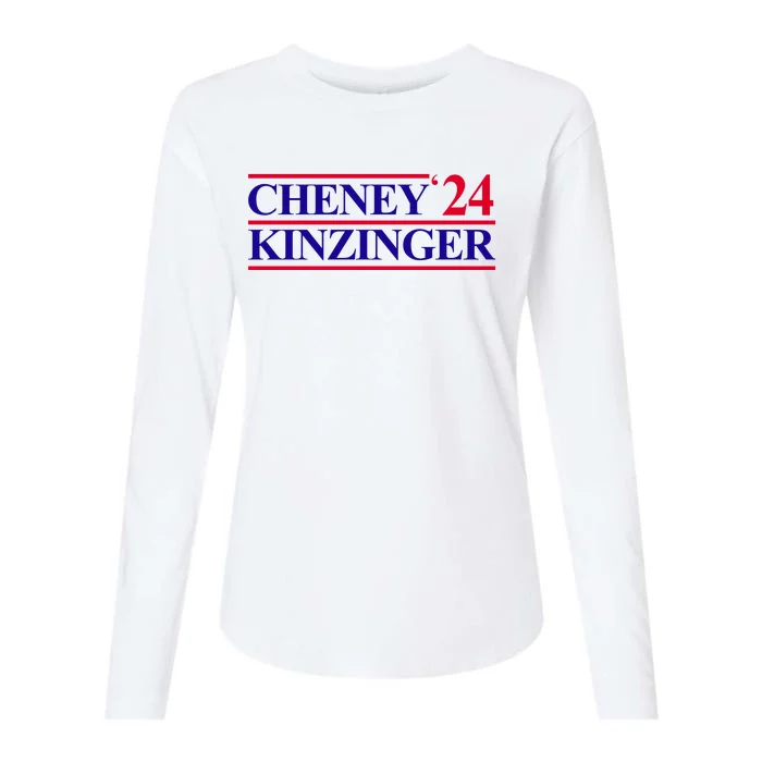 Cheney Kinzinger 2024 Election Womens Cotton Relaxed Long Sleeve T-Shirt