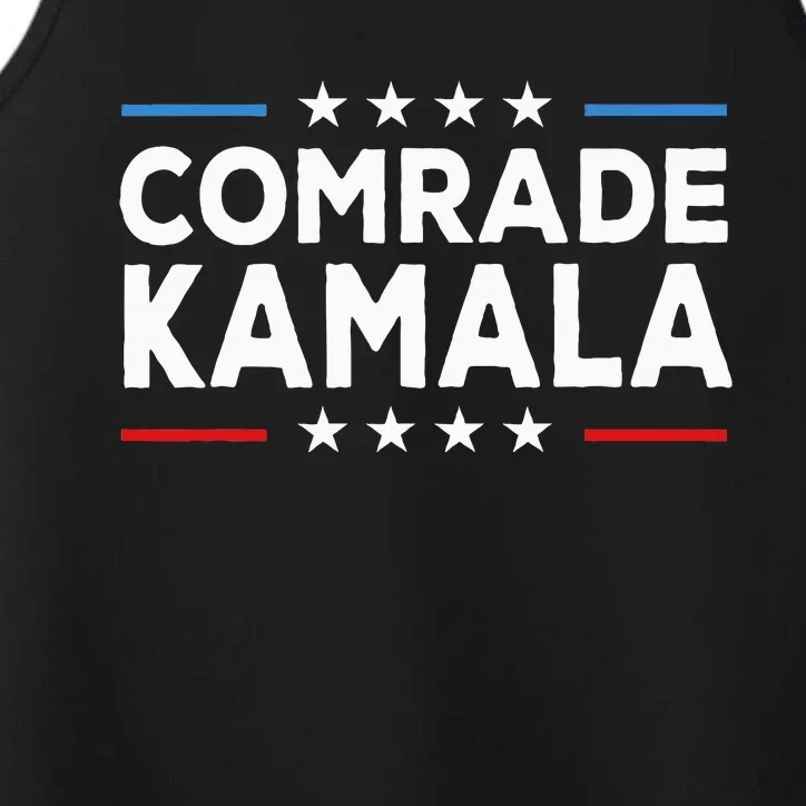 Comrade Kamala Anti Kamala Harris Performance Tank