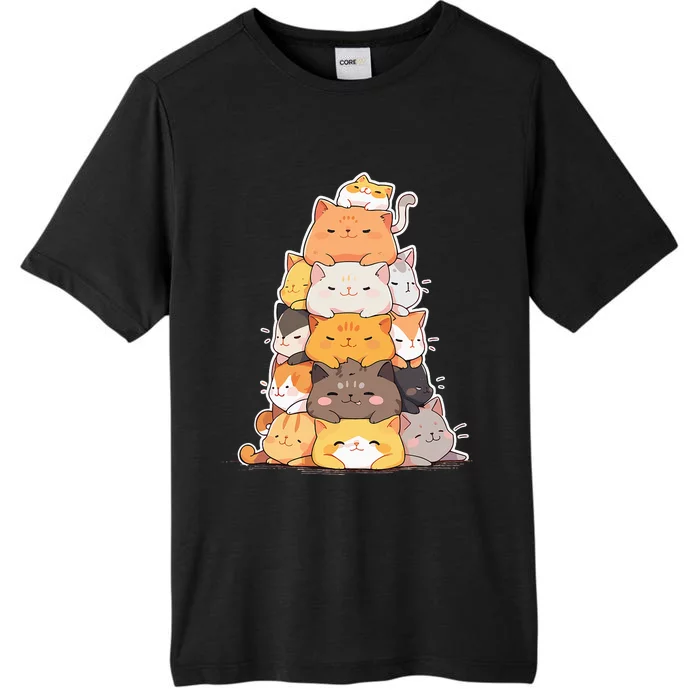 Cottagecore Kawaii Anime Cat Gifts ChromaSoft Performance T-Shirt