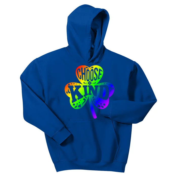 Choose Kind Autism Bullying Prevention St Paddys Day Cute Gift Kids Hoodie