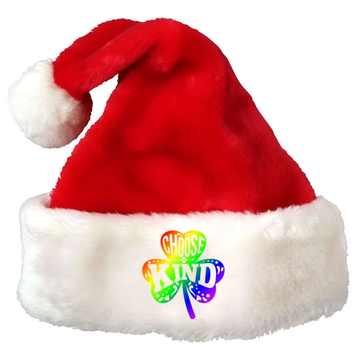 Choose Kind Autism Bullying Prevention St Paddys Day Cute Gift Premium Christmas Santa Hat