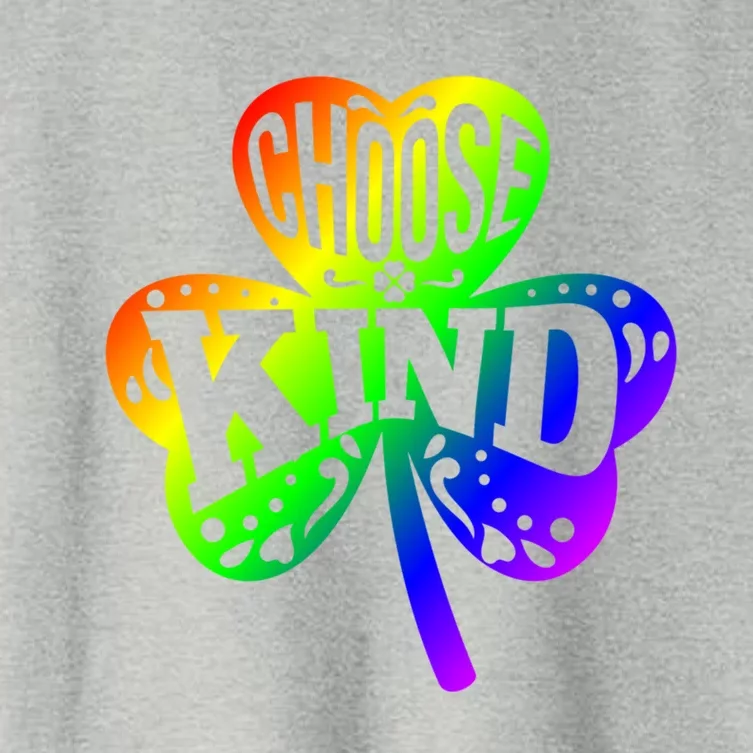 Choose Kind Autism Bullying Prevention St Paddys Day Cute Gift Women's Crop Top Tee