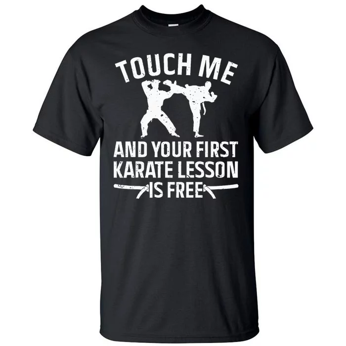 Cool Karate Art For Women Karate Black Belt Martial Arts Tall T-Shirt