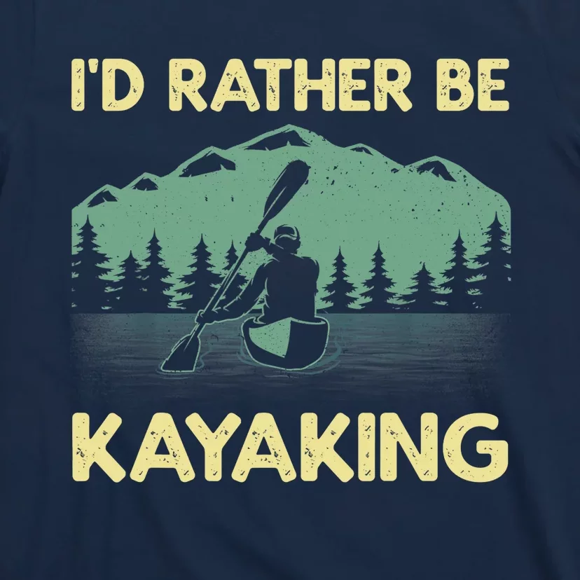 Cool Kayaking Art For Kayak Paddle Boating Kayaker T-Shirt