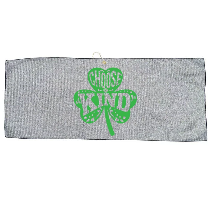 Choose Kind Autism Awareness Anti Bully St Patricks Day Gift Large Microfiber Waffle Golf Towel