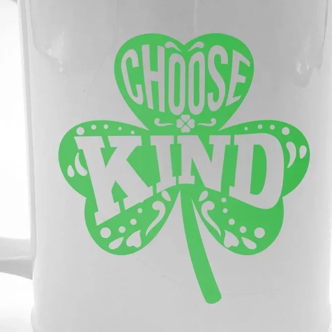 Choose Kind Autism Awareness Anti Bully St Patricks Day Gift Front & Back Beer Stein