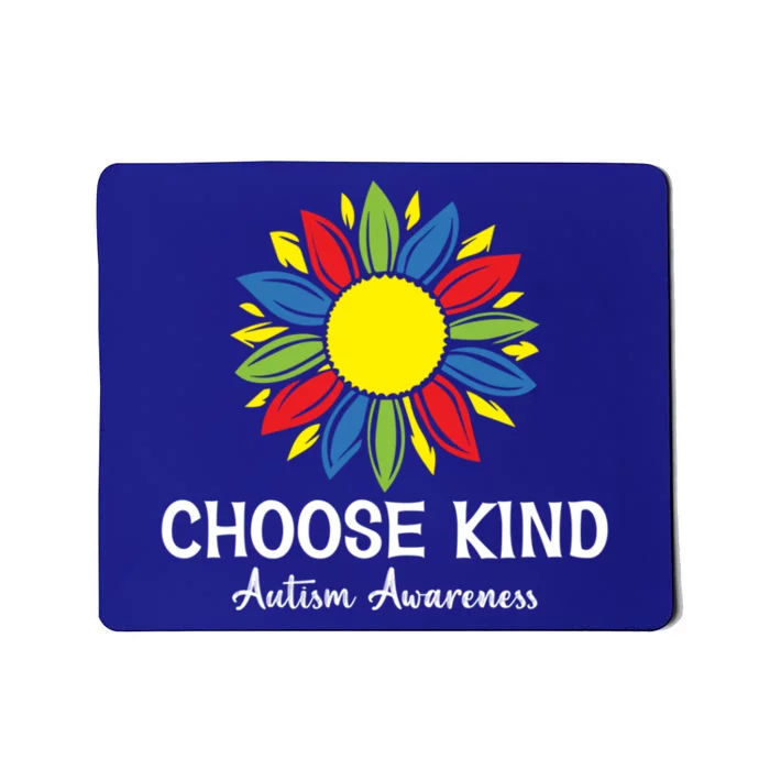 Choose Kind Autism Awareness Month Parents Sunflower Lover Cool Gift Mousepad