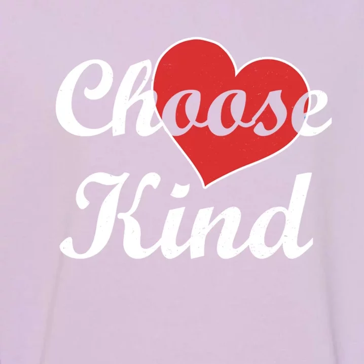 Choose Kind Autism Awarness Antibullying Gift Gift Garment-Dyed Sweatshirt