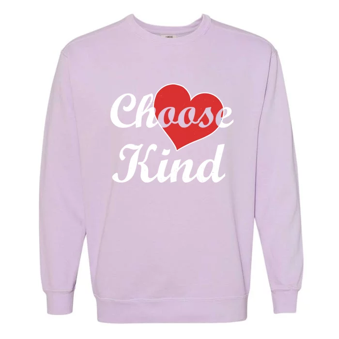 Choose Kind Autism Awarness Antibullying Gift Gift Garment-Dyed Sweatshirt