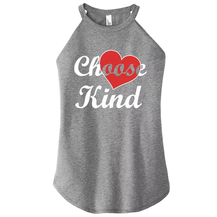 Choose Kind Autism Awarness Antibullying Gift Gift Women’s Perfect Tri Rocker Tank