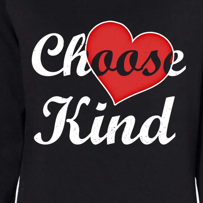 Choose Kind Autism Awarness Antibullying Gift Gift Womens California Wash Sweatshirt