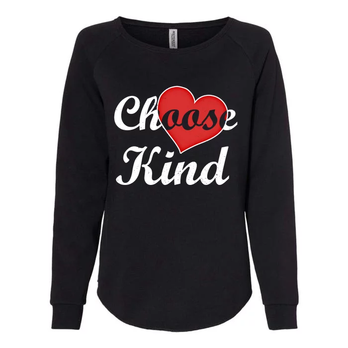 Choose Kind Autism Awarness Antibullying Gift Gift Womens California Wash Sweatshirt