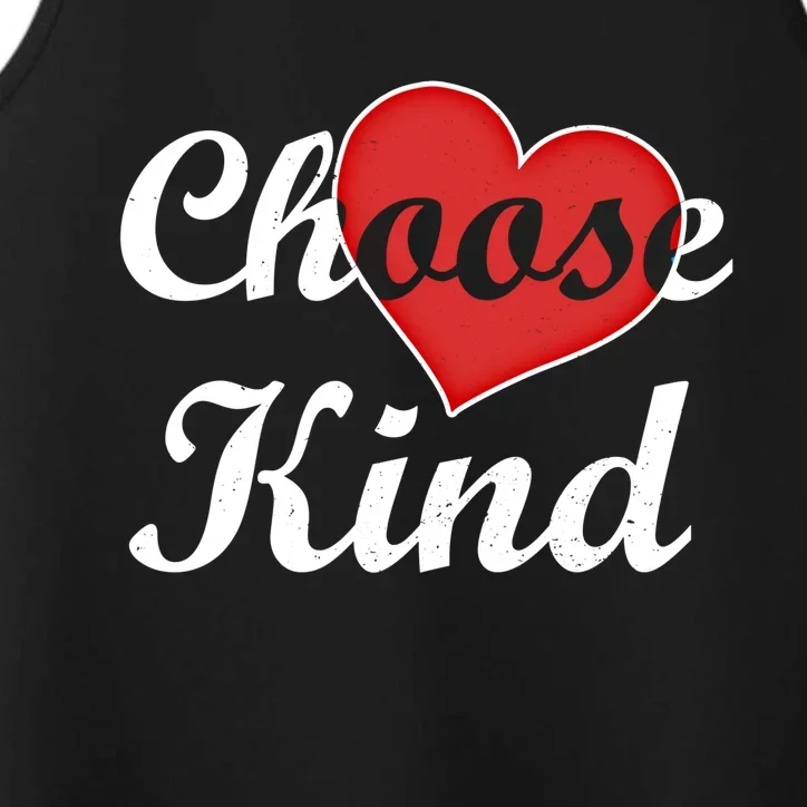 Choose Kind Autism Awarness Antibullying Gift Gift Performance Tank