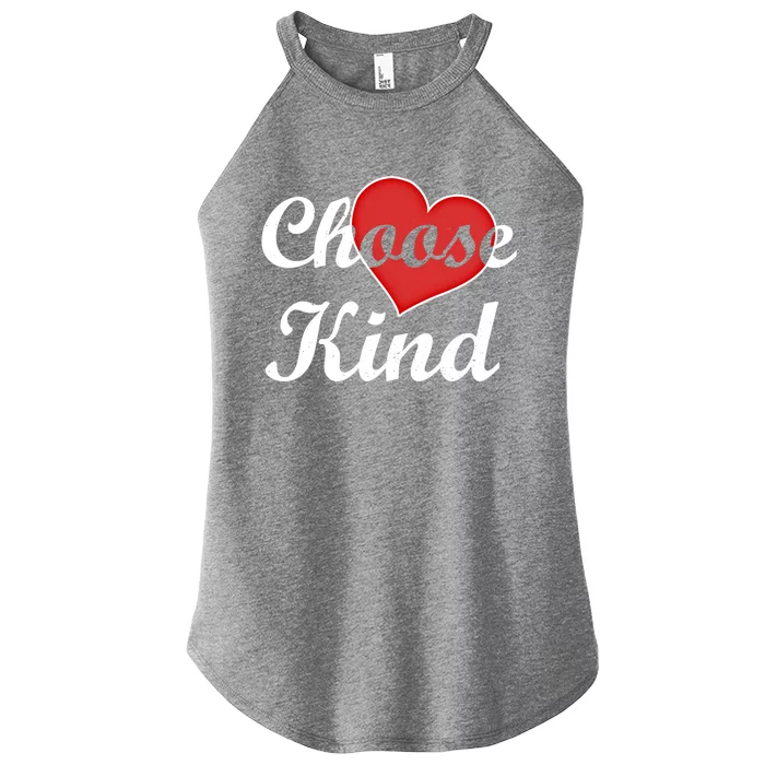 Choose Kind Autism Awarness Antibullying Gift Gift Women’s Perfect Tri Rocker Tank