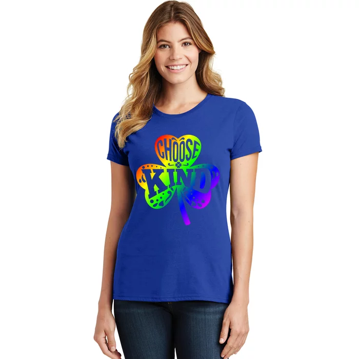 Choose Kind Autism Bullying Prevention St Paddys Day Cute Gift Women's T-Shirt