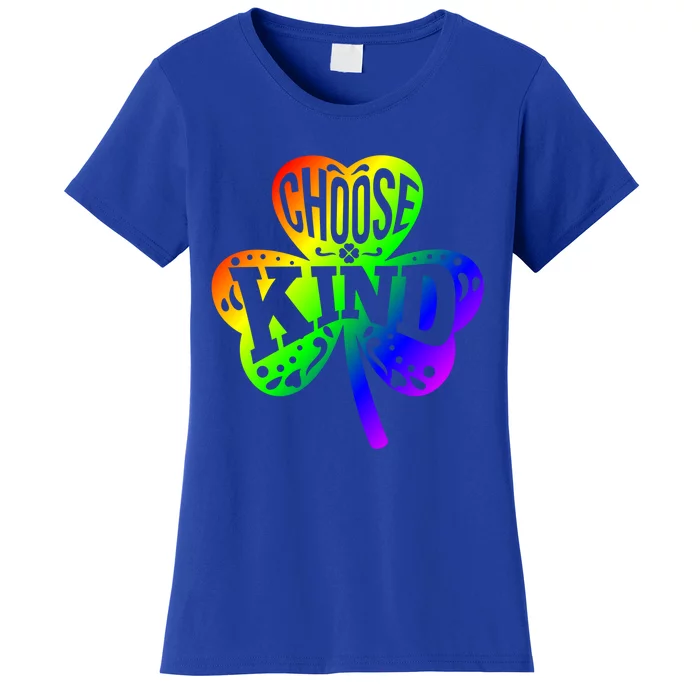 Choose Kind Autism Bullying Prevention St Paddys Day Cute Gift Women's T-Shirt